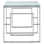 Eros Accent Table in Silver 501-482CH 501 482CH 2