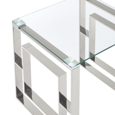 Eros Accent Table in Silver 501-482CH 501 482CH 3