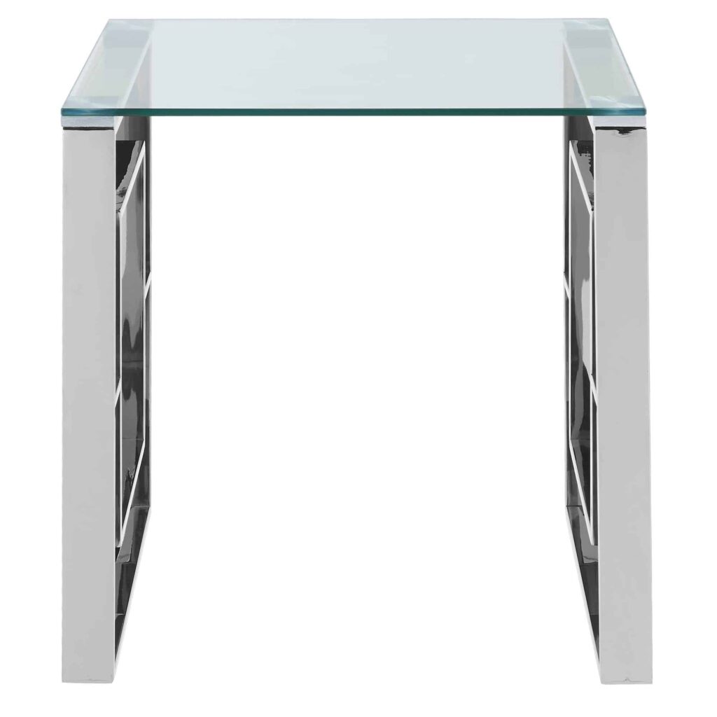 Eros Accent Table in Silver - Image 5