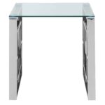 Eros Accent Table in Silver 501-482CH 501 482CH 4