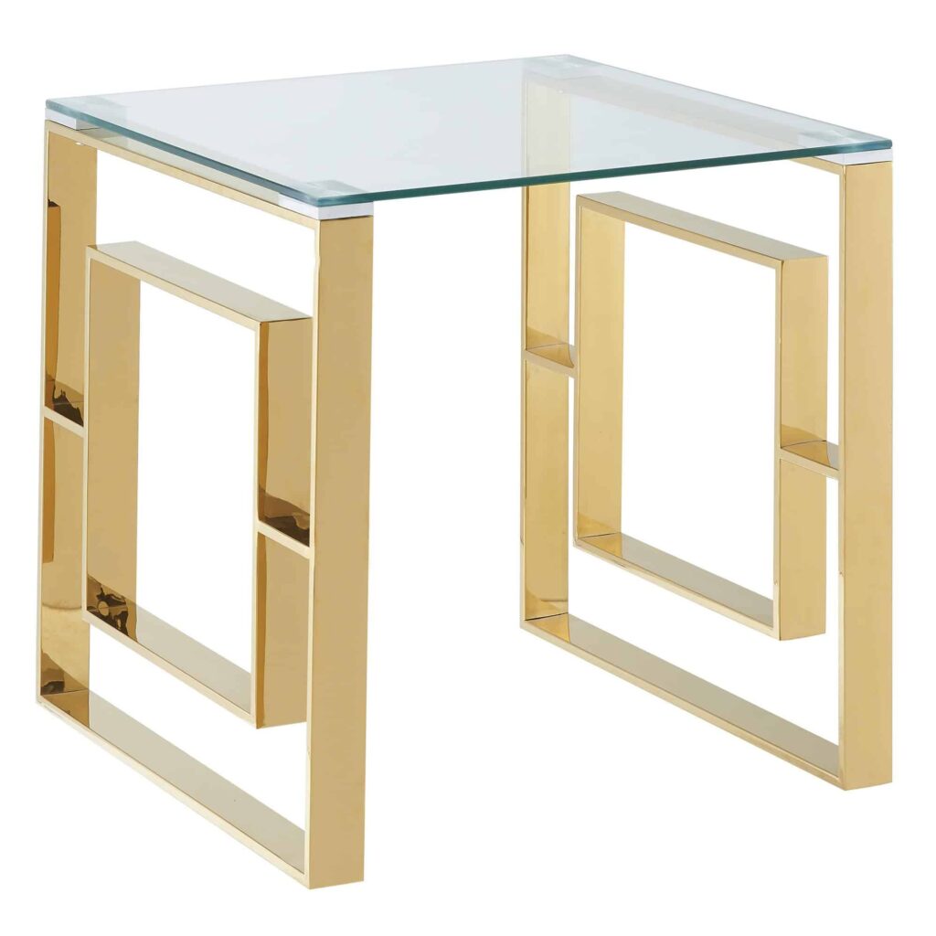 Eros Accent Table in Gold 501-482GL 501 482GL