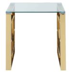 Eros Accent Table in Gold 501-482GL 501 482GL 2