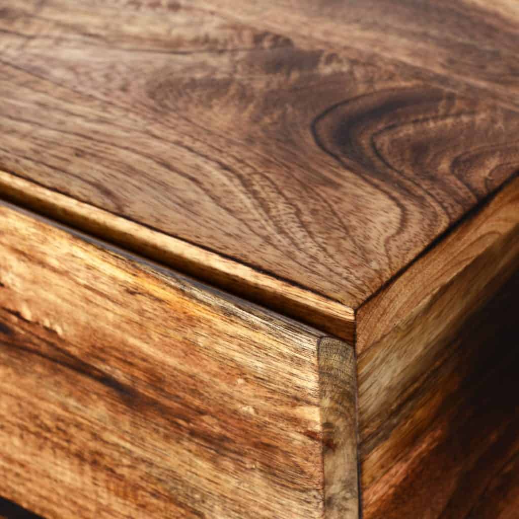 Ojas Accent Table in Natural Burnt and Black - Image 6