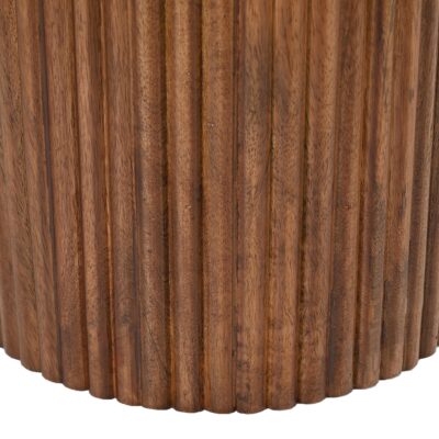 Jilsa Accent Table in Walnut & White 501-551WAL 501 551WAL 5
