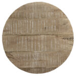 Avni Round Accent Table in Distressed Natural 501-619NT 501 619NT 4