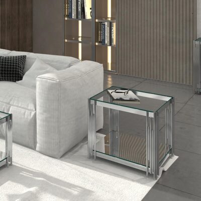 Estrel Large Accent Table in Silver 9 Estrel Large Accent Table in Silver 501-630CH_L 501 630CH L 1