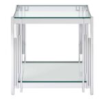 Estrel Large Accent Table in Silver 501-630CH_L 501 630CH L 2