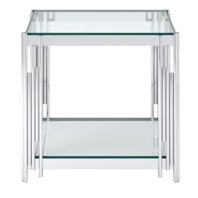 Estrel Large Accent Table in Silver 10 Estrel Large Accent Table in Silver 501-630CH_L 501 630CH L 2