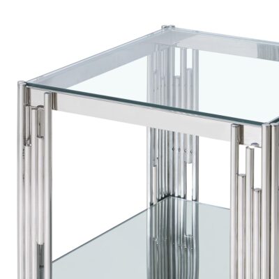 Estrel Large Accent Table in Silver 13 Estrel Large Accent Table in Silver 501-630CH_L 501 630CH L 5