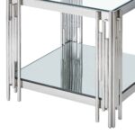 Estrel Large Accent Table in Silver 501-630CH_L 501 630CH L 6