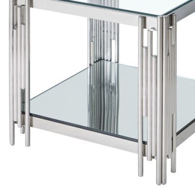 Estrel Large Accent Table in Silver 14 Estrel Large Accent Table in Silver 501-630CH_L 501 630CH L 6