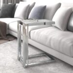 Estrel Small Accent Table in Silver 501-630CH_S 501 630CH S 1
