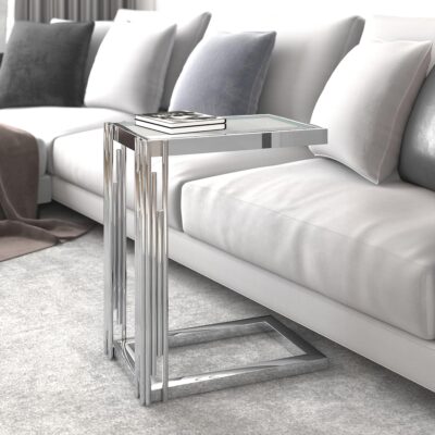 Estrel Small Accent Table in Silver 9 Estrel Small Accent Table in Silver 501-630CH_S 501 630CH S 1