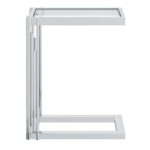 Estrel Small Accent Table in Silver 501-630CH_S 501 630CH S 3