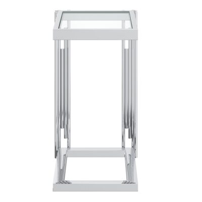 Estrel Small Accent Table in Silver 12 Estrel Small Accent Table in Silver 501-630CH_S 501 630CH S 4