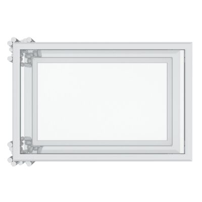 Estrel Small Accent Table in Silver 13 Estrel Small Accent Table in Silver 501-630CH_S 501 630CH S 5