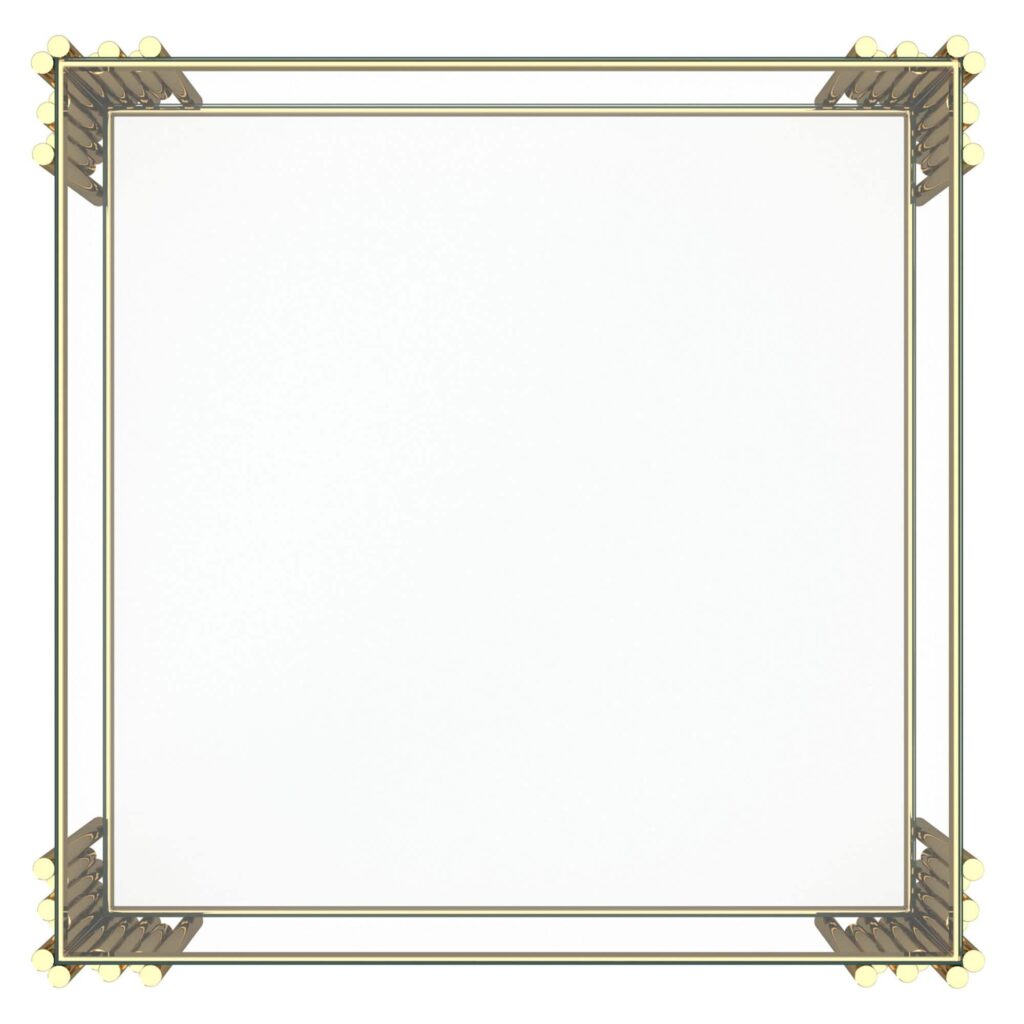 Estrel Large Accent Table in Gold - Image 4