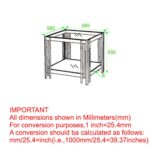 Estrel Large Accent Table in Gold 501-630GL_L 501 630GL L LD