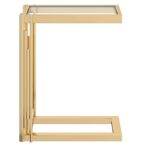 Estrel Small Accent Table in Gold 501-630GL_S 501 630GL S 3