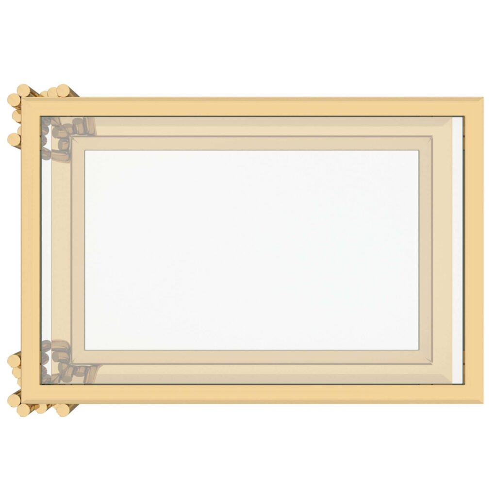 Estrel Small Accent Table in Gold - Image 6