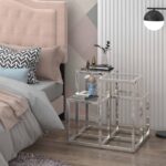 Casini Accent Table in Silver 501-632CH 501 632CH 1
