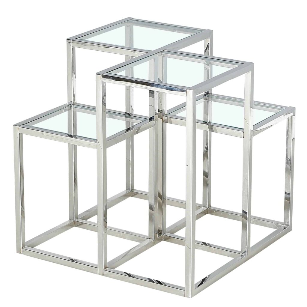 Casini Accent Table in Silver - Image 5