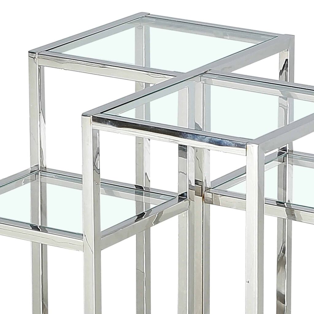 Casini Accent Table in Silver - Image 6