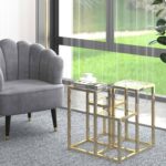 Casini Accent Table in Gold 501-632GL 501 632GL 1