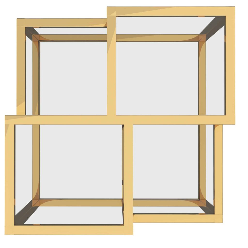 Casini Accent Table in Gold - Image 4