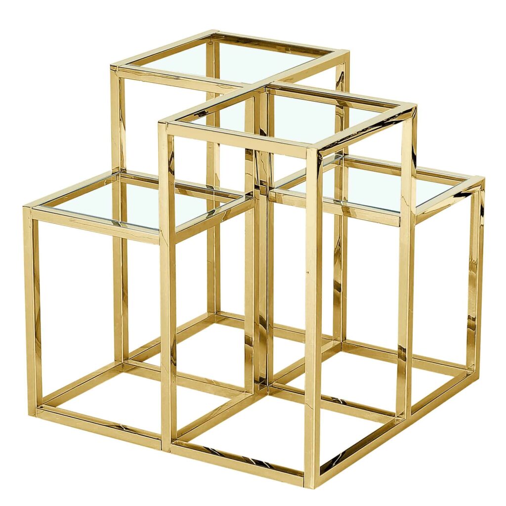 Casini Accent Table in Gold - Image 5