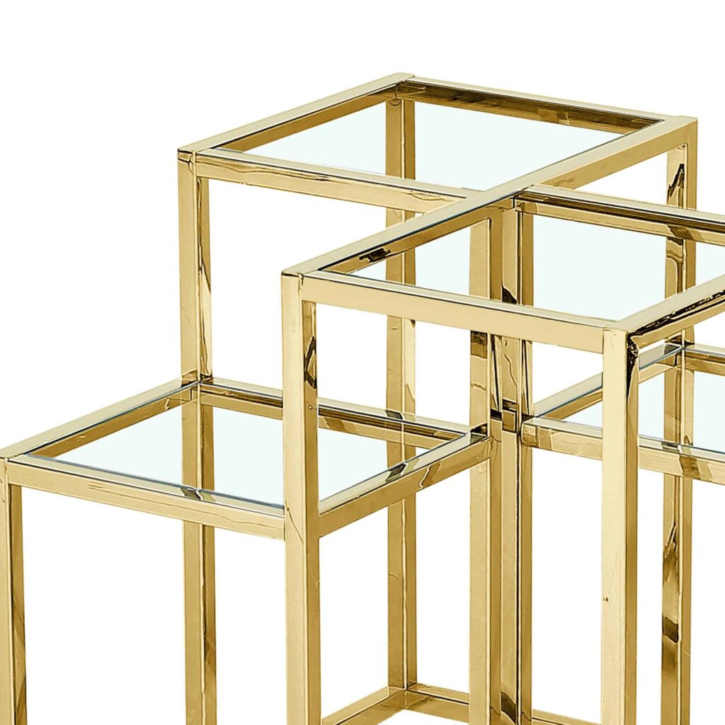 Casini Accent Table in Gold - Image 6