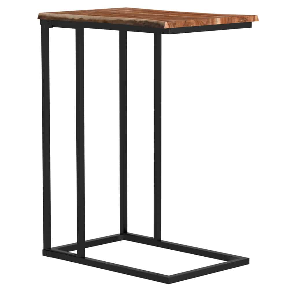 Jivin Accent Table in Natural and Black 501-676NAT 501 676NAT