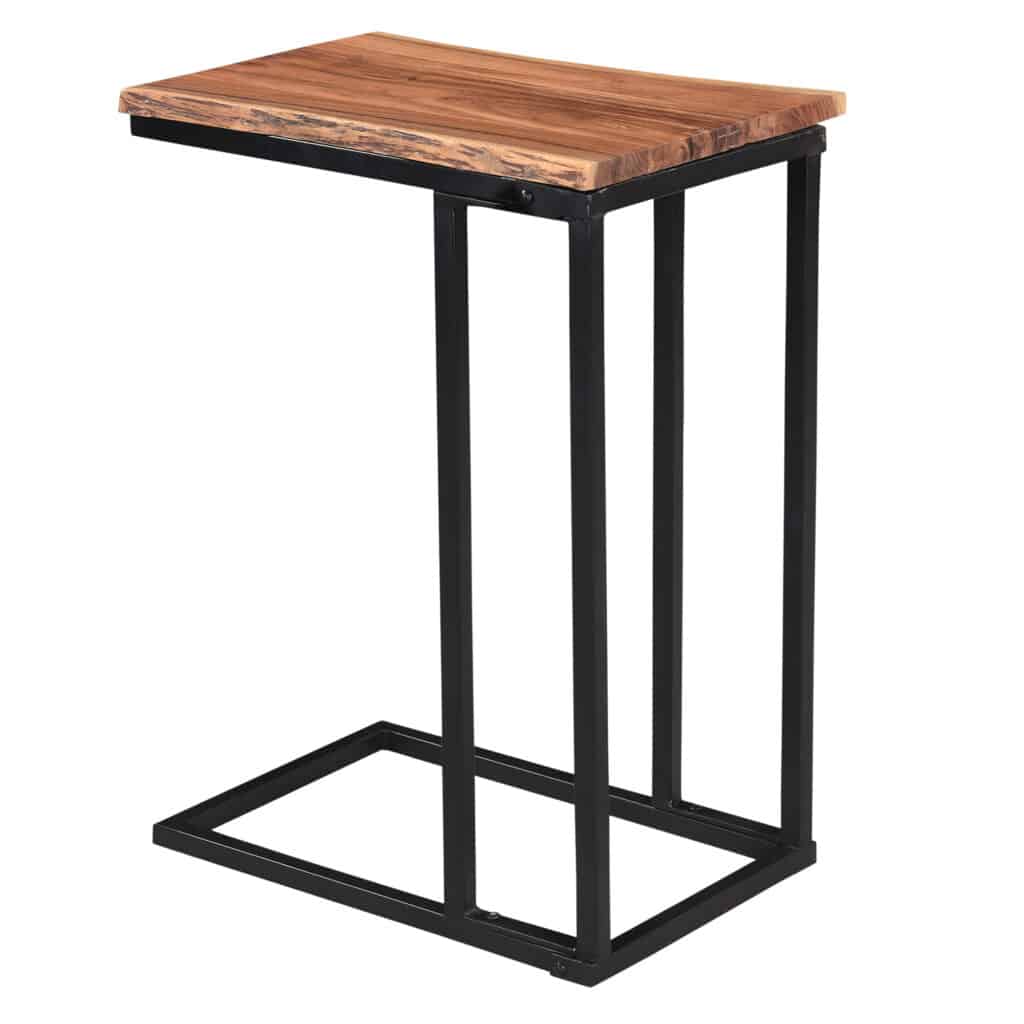Jivin Accent Table in Natural and Black - Image 6