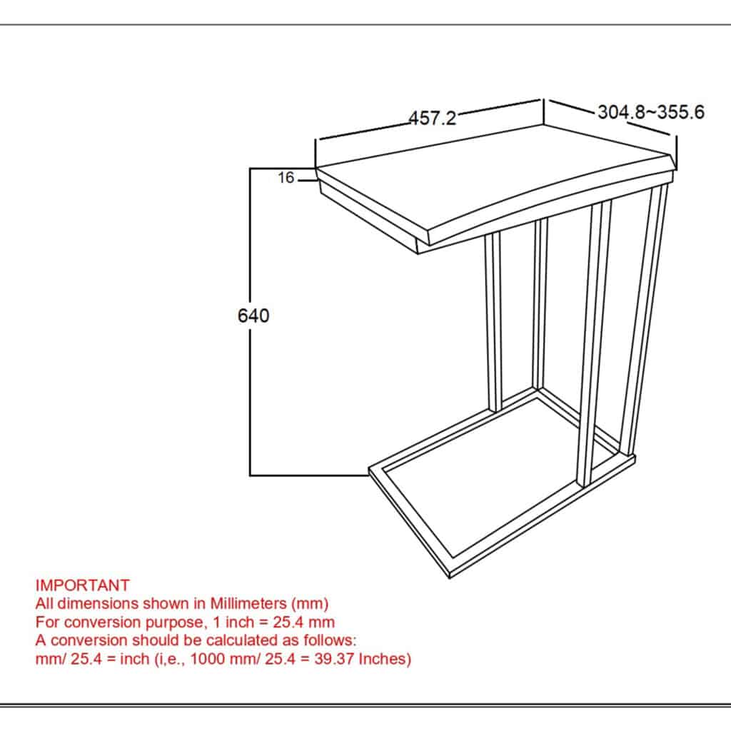 Jivin Accent Table in Natural and Black - Image 8