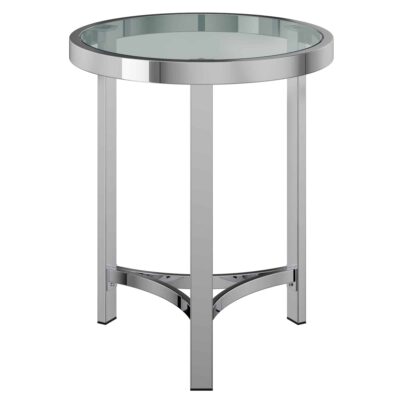 Strata Accent Table in Chrome 501-746 501 746 2
