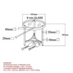 Strata Accent Table in Chrome 501-746 501 746 LD
