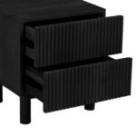 Sangra 2 Drawer Accent Table in Black 501-751DR_BLK 501 751DR BLK 2