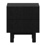 Sangra 2 Drawer Accent Table in Black 501-751DR_BLK 501 751DR BLK 4