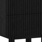 Sangra 2 Drawer Accent Table in Black 501-751DR_BLK 501 751DR BLK 5