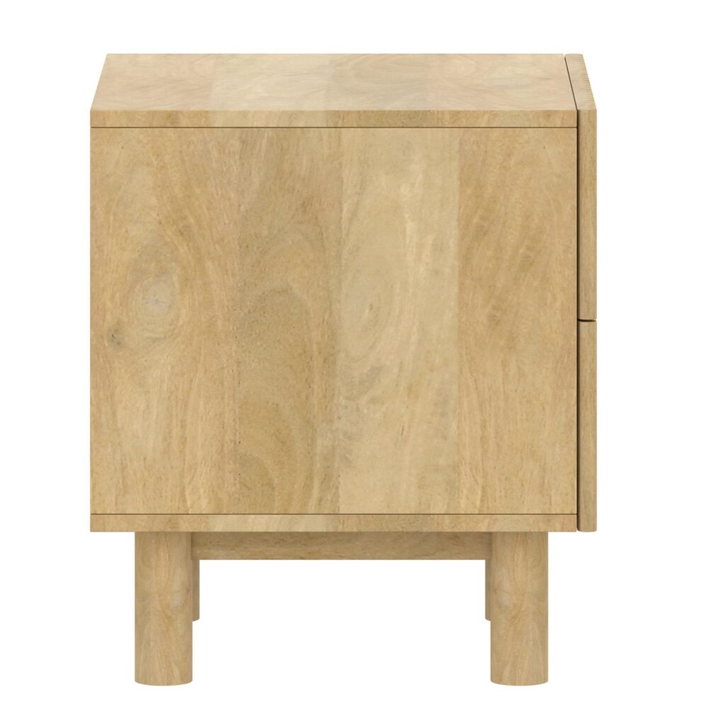 Sangra 2 Drawer Accent Table in Natural - Image 4