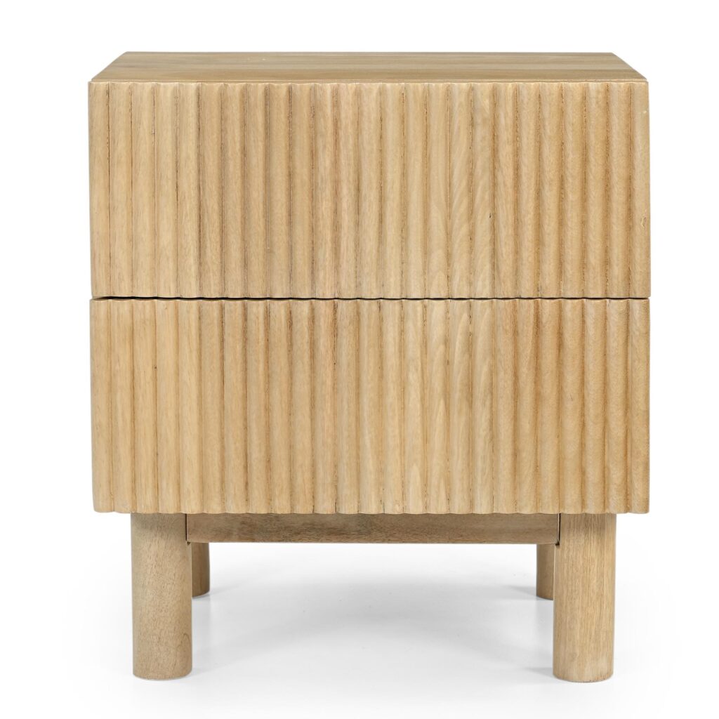 Sangra 2 Drawer Accent Table in Natural - Image 5