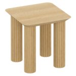 Sangra Accent Table in Natural 501-751NAT 501 751NAT 2
