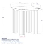 Sangra Accent Table in Natural 501-751NAT 501 751NAT LD