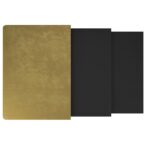 Bristol 3pc Accent Table Set in Antique Gold and Black 501-855GL_BK 501 855GL BK 5