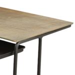 Bristol 3pc Accent Table Set in Antique Gold and Black 501-855GL_BK 501 855GL BK 6