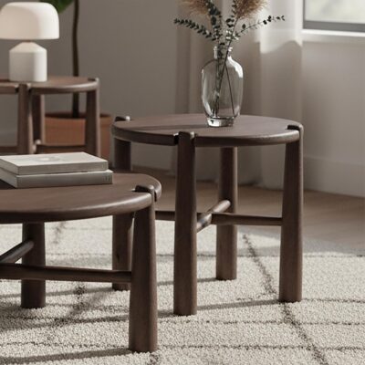 Carlyn Round Accent Table in Dark Walnut 9 Carlyn Round Accent Table in Dark Walnut 501-856DWT 501 856DWT 1