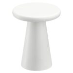 Galio Round Accent Table in White 501-915WT 501 915WT 2