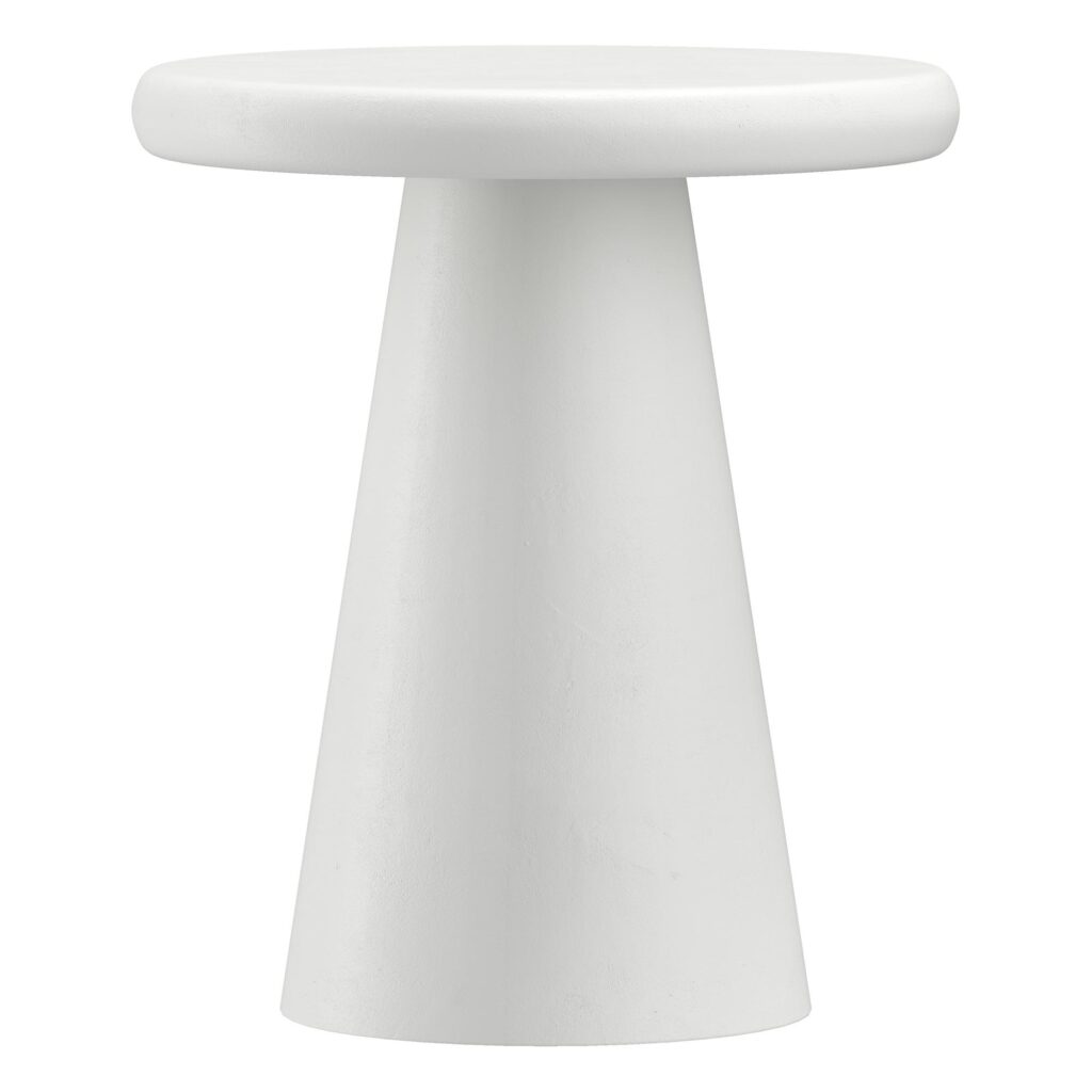 Galio Round Accent Table in White - Image 4