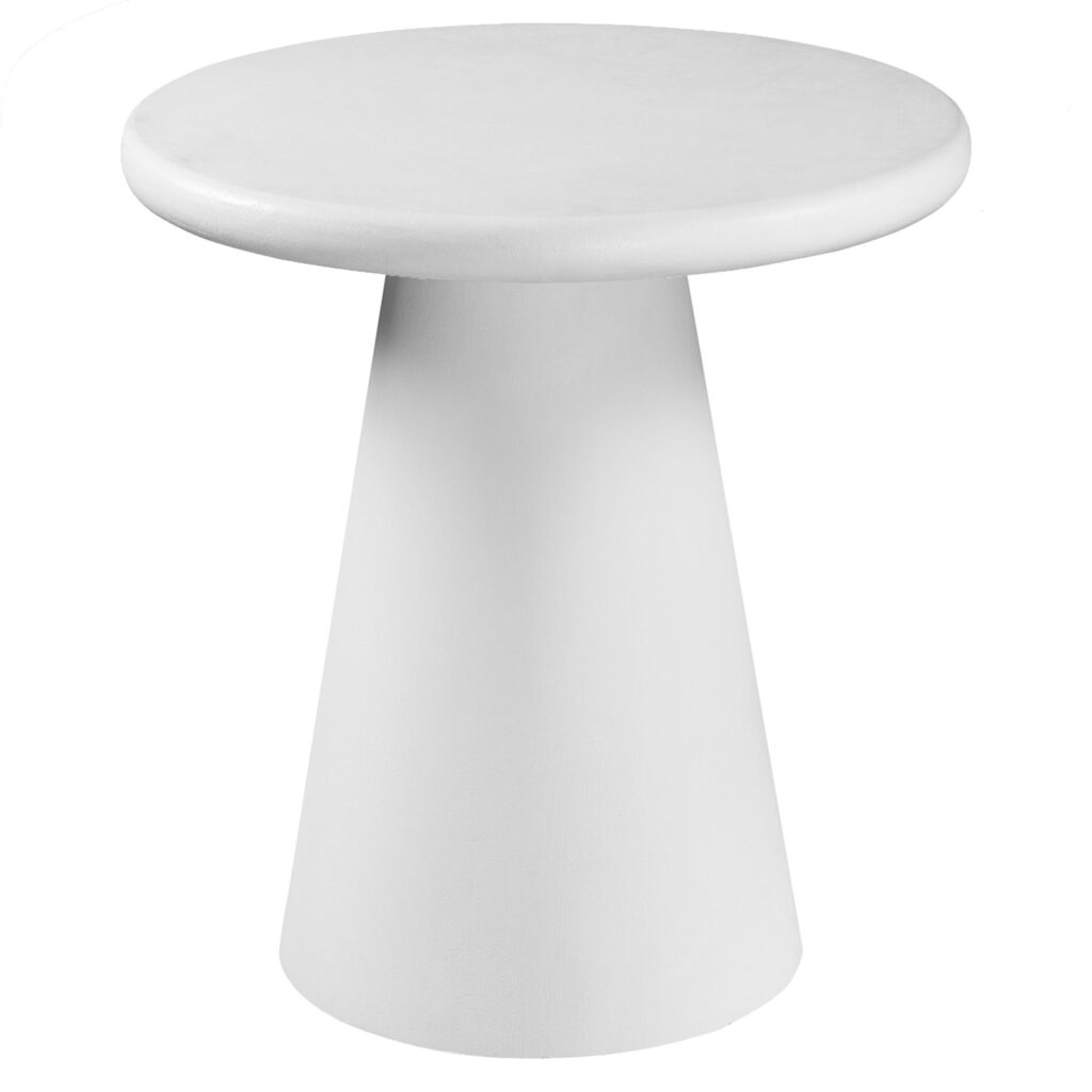 Galio Round Accent Table in White - Image 5