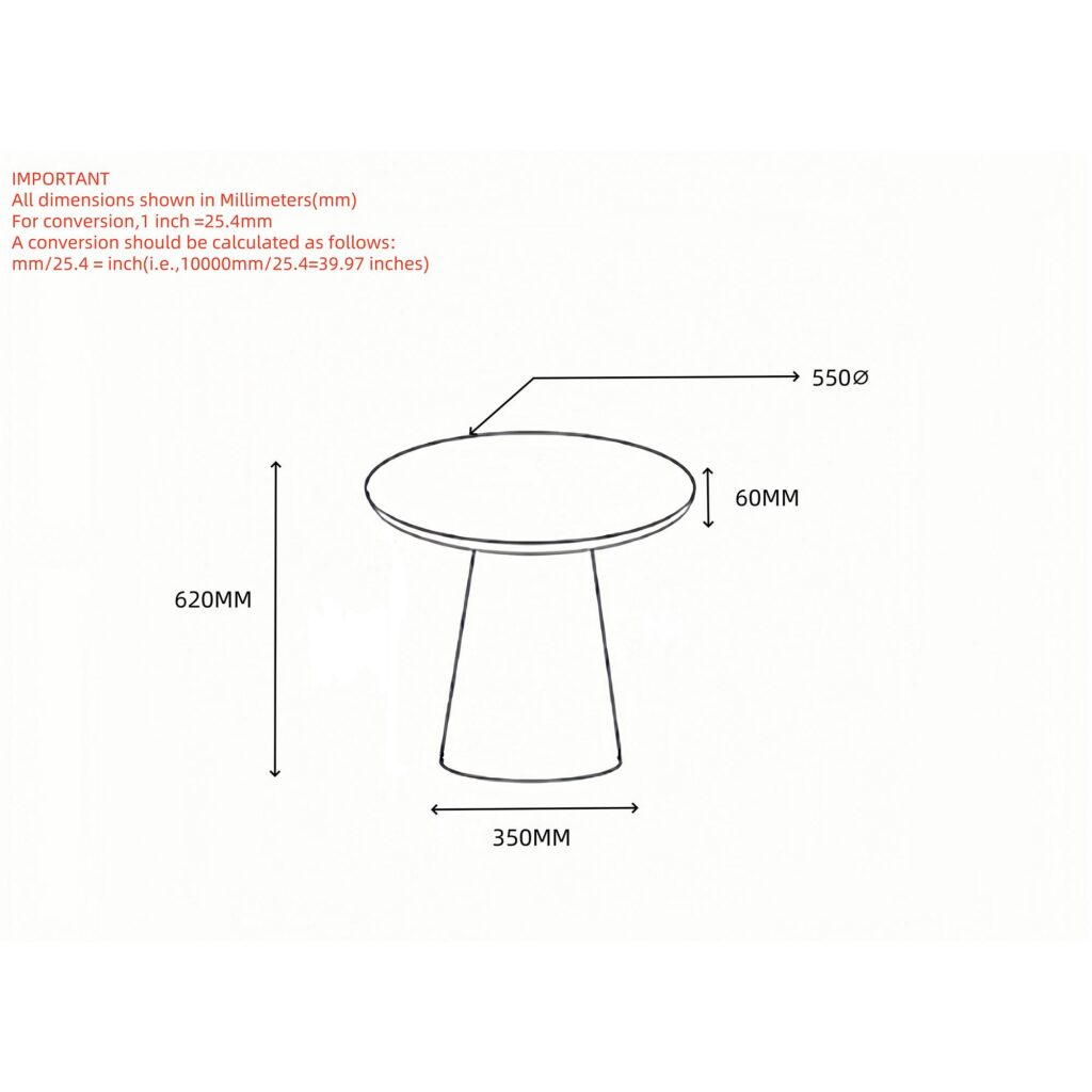Galio Round Accent Table in White - Image 8